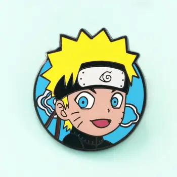 Narutos Uzumaki Naruto Esmalte Duro Pin Clásico Manga Anime Fan De La Colección Insignia De La Moda Mochila Pernos De La Solapa De La Decoración Regalo Único