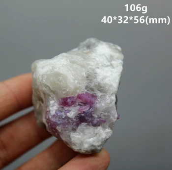 Natural de Vietnam ruby áspero mineral espécimen de cristales y piedras curativas de los cristales de cuarzo piedras preciosas envío gratis 57399