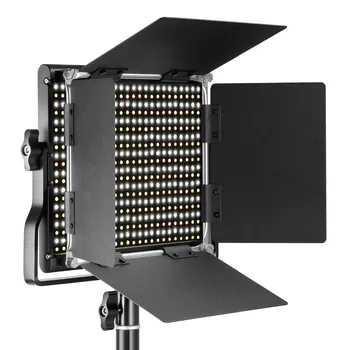 Neewer Bi-color Regulable CRI 95 660 Luz LED+Soporte de U Barndoor de Estudio/YouTube/Fotografía/Video EU/AU Plug 3200-5600K 11686