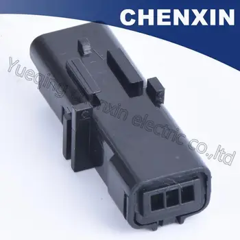Negro 3 pin Sellado impermeable auto conectores (1.5) masculino 211PL032S0049 Auto accesorios cable de conexión de enchufe del sensor