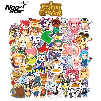 NEO STAR 50PCS Animal Crossing Impermeable etiqueta Engomada Para el BRICOLAJE Portátil Guitarra Patineta Nevera Juguete Lindo de la Historieta de la etiqueta Engomada Para el Niño de Regalo 26068