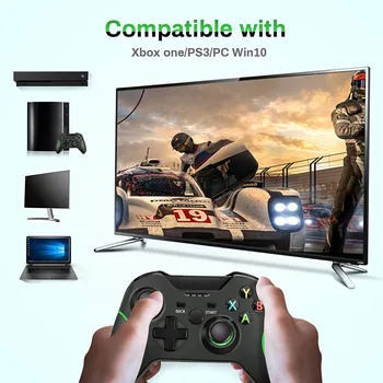 Newst 2.4 G Inalámbrico Controlador Mejorado Gamepad De Xbox One/ One S/ One X/ One Elite/ PS3/ Windows 10 | Doble Vibración