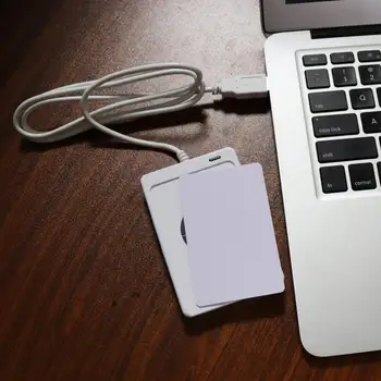 NFC ACR122U RFID smart card Reader Escritor Copiadora Duplicador de escritura clon de software USB S50 13.56 mhz ISO 14443+5 x UID Etiqueta