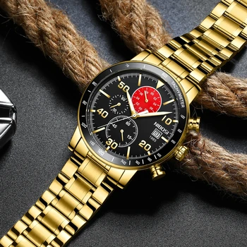 NIBOSI Relojes para Hombres Warterproof Deportes para Hombre Reloj de la parte Superior de la Marca de Lujo del Reloj Masculino de Negocios de Cuarzo reloj de Pulsera Relogio Masculino
