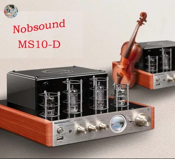 Nobsound MS-10D Bluetooth Amplificador de Tubo Fiebre Amplificador de Potencia Estéreo Amplificador de 25W*2 AC220V Con Pantalla