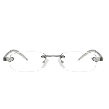 NONOR TR90 Gafas de Lectura de Montura Hombres Mujeres Ultra-luz Frameless Gafas de Lectura de Corte de Diamante Presbicia y Lentes 1.5 2.0