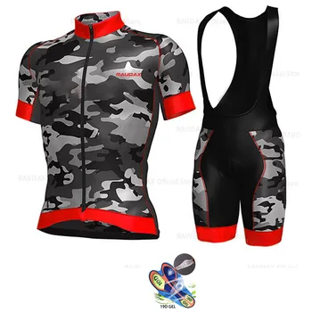 Nueva 2020 verano equipo de Ciclismo jersey 19D shorts establecer transpirable MTB hombres/mujeres ciclismo ropa ropa ciclismo hombre 104421