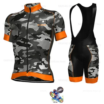 Nueva 2020 verano equipo de Ciclismo jersey 19D shorts establecer transpirable MTB hombres/mujeres ciclismo ropa ropa ciclismo hombre