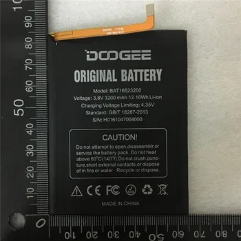 Nueva Batería Original BAT16523200 MTK6750 Reemplazo de 3600mAh Partes de la batería para DOOGEE Y6 Y6C Y6 Piano Smart Phone+ Herramientas Gratuitas