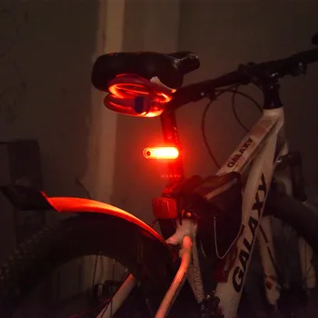 Nueva Bicicleta luz trasera Impermeable a Caballo de la luz Trasera Led Usb Cargable de Bicicleta de Montaña del faro de Bicicleta de Luz de la Cola de la lámpara de la Luz de la Bicicleta