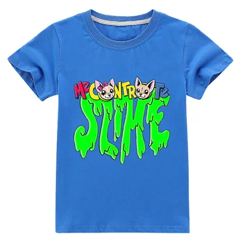 Nueva Camiseta de Chicos de 3 a 14 años Me Contro Te la Historieta de la Moda Sudadera de Algodón Sudadera de Niños Camisetas Cortas de los Niños Ropa de Verano