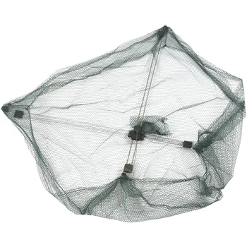 Nueva de 50 x 50 cm Paraguas de Cangrejo Koeder Tirar de Pesca Senkmasche de Plástico Verde