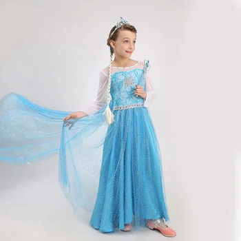 Nueva de Halloween Vestido de las Niñas Traje de Fiesta de disfraces Cosplay de la Princesa Bebé Vestidos de Navidad para Niños de Cumpleaños Conjuntos de Ropa
