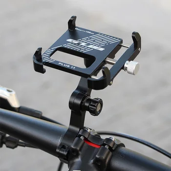 Nueva GUB ADEMÁS de 11 de Aluminio de Bicicletas Soporte de Teléfono Para 3.5-7 pulgadas Multi-ángulo Giratorio de la Bici del Teléfono Titular de la Motocicleta de la Bicicleta del Manillar