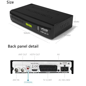 Nueva H265 Hevc Nueva Dvb T2 Receptor de Tv es Compatible con Dolby ac3 Hevc H265 Actualizado De DVB-T