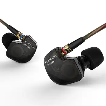 Nueva KZ COMIMOS En la Oreja los Auriculares Estéreo de alta fidelidad Deporte Super Bass Auriculares con Cancelación de Ruido de alta fidelidad Auriculares Con Micrófono AS10 ZST ZS10 ZST ED9 T1