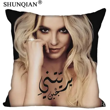 Nueva Llegada Personalizado Britney Spears funda de Almohada 40x40 de 60x60cm más tamaño doble de los lados de la impresión de su Casa Caliente fundas de Almohada