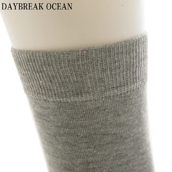 Nueva marca de Calidad 5 pares de los Hombres Calcetines de Fibra de Bambú de Negocios Casual Anti-Bacterianas Desodorante Calcetines de Primavera y Verano de los Hombres Calcetines