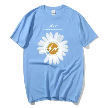 Nueva tendencia bigbang gdragon T-shirt Daisy harazuku hip hop camiseta de los hombres de las mujeres del diseño precioso de verano de Algodón de alta calidad t-shirt Tops