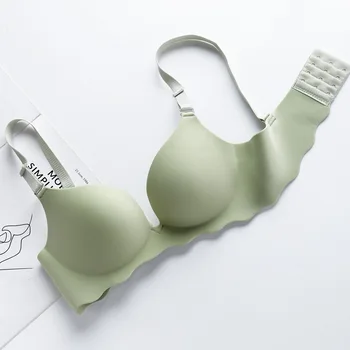 Nueva venta de Sujetadores para Mujer Push Up Lencería Sexy Sostén sin costura de la Moda Corpiño Sujetador Ropa interior Femenina Íntimos Caliente