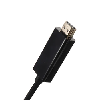 Nuevo 4K Displayport 1.2 DP Macho a HDMI Hembra Convertidor de 1080P Cable Adaptador para la PC del ordenador Portátil Negro de Audio Conector de Cables 3M