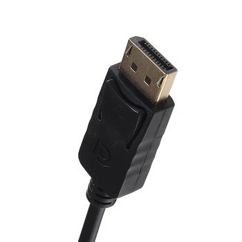 Nuevo 4K Displayport 1.2 DP Macho a HDMI Hembra Convertidor de 1080P Cable Adaptador para la PC del ordenador Portátil Negro de Audio Conector de Cables 3M