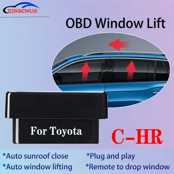 Nuevo Coche OBD elevador de Ventana Para Toyota CHR CH-R Cerrar el techo solar Controlador de Dispositivo Automático de Control Remoto Cerca de Abrir Pausa de Windows