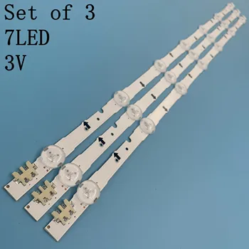 (Nuevo Kit)3pcs 7LEDs 650mm de la retroiluminación LED de la tira para sam sung 32pulgadas TVSVS32HD D4GE-320DC0-R3 CY-HH032AGLV2H 84962