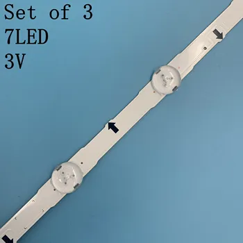 (Nuevo Kit)3pcs 7LEDs 650mm de la retroiluminación LED de la tira para sam sung 32pulgadas TVSVS32HD D4GE-320DC0-R3 CY-HH032AGLV2H