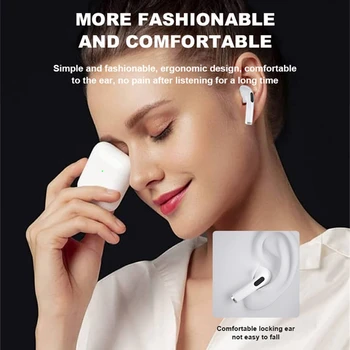 Nuevo Mini Pro 4 TWS Bluetooth de los Auriculares de Control Táctil Inalámbrico de Auriculares de manos libres Auriculares Con Caja de Carga Para el Teléfono Inteligente