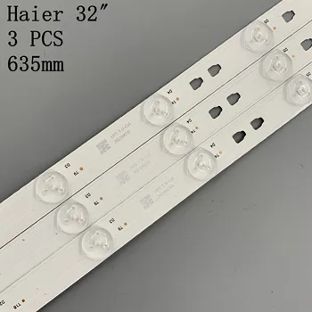 Nuevo original para Haier LE32B310G de la Lámpara led de la tira de LED315D10-07 (B) 30331510219 un conjunto de 3 led de alta luminosidad de la iluminación