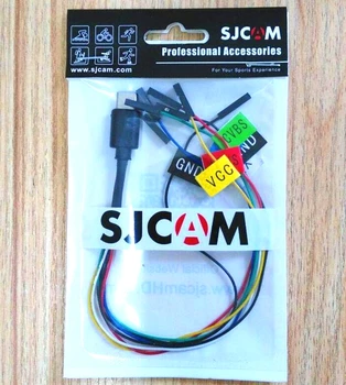 Nuevo Original SJCAM sj8/SJ9 Max huelga FPV PWM RC Drone Cable para Antena FPV para SJCAM SJ8 pro/plus/Acción de Aire Accesorios para la Cámara