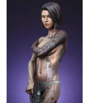 Nuevo sin montar 1/12 Mira mujer soldado busto fantasy Kit de Resina DIY Juguetes Sin pintar resina modelo