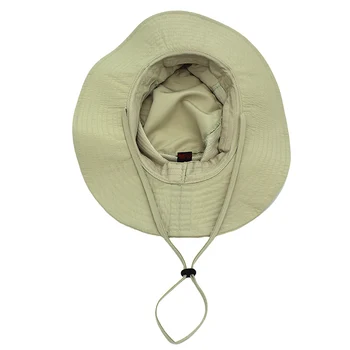 Nuevo Sombrero de Cubo de la Primavera Y el Verano Pescador Sombrero Para los Hombres y Mujeres de Poliéster de secado Rápido de ala Ancha Sombrero Sombrilla
