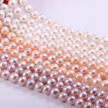 Nuevos Encantos Perlas de agua Dulce Perlas Naturales de Alta Calidad Perlas para la Joyería de BRICOLAJE Elegante Collar de la Pulsera de los Accesorios de 14