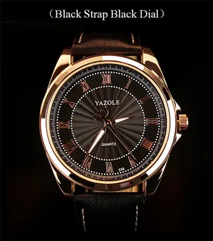 Nuevos Relojes para Hombre de la Marca Superior de Lujo YAZOLE de Moda Reloj de Pulsera Para Hombres caja de Oro Rosa Reloj Hombre Reloj de Envío de la Gota Descargar
