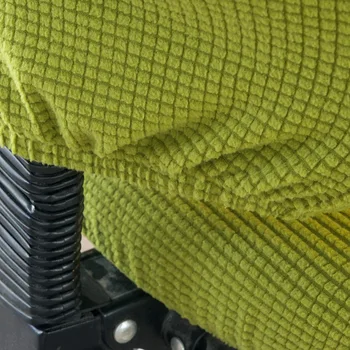 Núcleo del maíz split silla cubierta de Equipo de Oficina Silla Cubre Spandex de la Cubierta del Asiento de la Oficina Anti-polvo Universal Sólido Sillón de la Cubierta