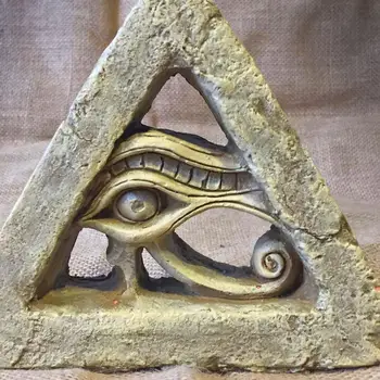 Ojo egipcio de Horus Estatuilla de Egipto Wedjat Ojo de la Estatua de la Escultura de Resina, Artesanías de Decoración para el Hogar Adornos de la Estatua de la Decoración de Regalo R4585 40073