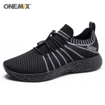 ONEMIX Verano Zapatillas Para Hombres Unisex Transpirable Zapatos de Deporte de la Comodidad de las Zapatillas de deporte al aire libre de Viaje Caminar Trotar Calzado 2020 15241
