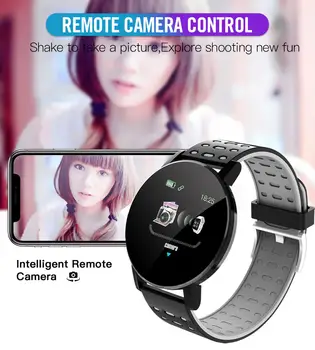 Onvian Smart Watch Hombres Mujer Impermeable Smartwatch para Android IOS de Deportes de la Frecuencia Cardíaca Medición de la Presión Arterial Banda Inteligente 31385