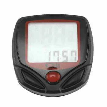 Ordenador de bicicleta Tabla de códigos de Mtb de la Bicicleta de Carretera Cable Impermeable Odómetro Cronómetro Digital LCD de Ciclismo Accesorios de Ordenador de la Bicicleta