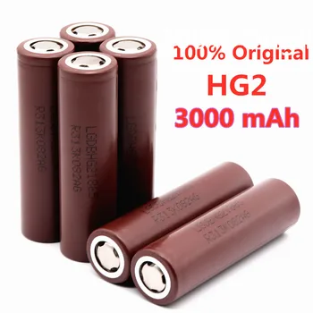 Original 18650 de la batería HG2 3000 mAh 3,6 V batería recargable para LG HG2 18650 batería de litio de 3000 mAh
