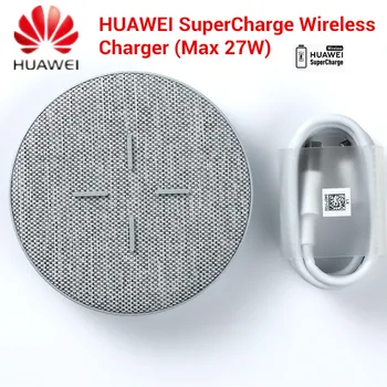 Original de HUAWEI CP61 Cargador Inalámbrico 27W Max Qi Cargador Inalámbrico Super Charge para Huawei P30 Pro Mate 20 RS Pro iPhone 11