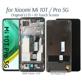 Original de la Pantalla Para Xiaomi Mi 10T / Mi 10 T Pro 5G Pantalla LCD de 10 Sustitución de Pantalla Táctil a Prueba de Teléfono LCD Digitalizador de Pantalla
