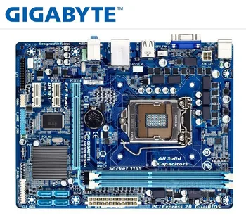 Original de la placa base de gigabyte GA-H61M-DS2 LGA 1155 DDR3 H61M-DS2 16GB apoyo I3 I5 I7 H61 tableros de PC de escritorio de la placa madre