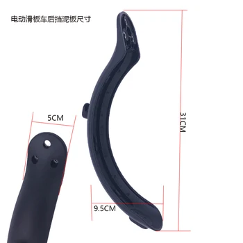 Original De Xiaomi M365 Guardabarros Trasero para XIAOMI Mijia M365 scooter eléctrico Trasero Guardabarros Guardabarros Protector de la Parte