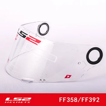 Original LS2 FF396 casco visor escudo adecuado para ls2 ff358 ff392 moto casco de la lente anti-rayas multicolor