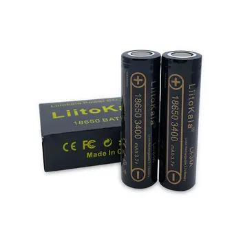 Original Nuevo liitokala Lii-34A para 3.7 v 18650 de la batería 34a 3400mAh batería recargable para MP3/ linterna / linternas / lámpara