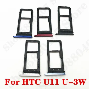 Original TF Bandeja de Tarjeta de SIM Para HTC U11 U-3W SD/SIM TF Titular de la Tarjeta de la Bandeja del Lector de caso de la Cubierta de piezas de Repuesto