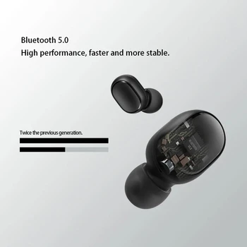 Original Xiaomi Redmi Airdots S Headeset Tura Inalámbrica Bluetooth 5.0 De Auriculares De Sonido Hifi Estéreo Bass Auriculares Inalámbricos Auriculares